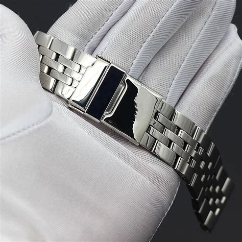 breitling stainless steel watch bands